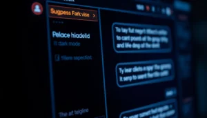 Image showcasing an unfiltered NSFW AI chat interface with sleek design, highlighting NSFW ai chat features for adult conversations.