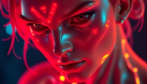 Screenshot showcasing a hyper-realistic NSFW AI generator no limit creating detailed images with expressive features, emphasizing customization capabilities and realism.