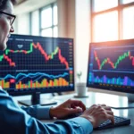 Trading view charts displaying market analysis and trading strategies for investors