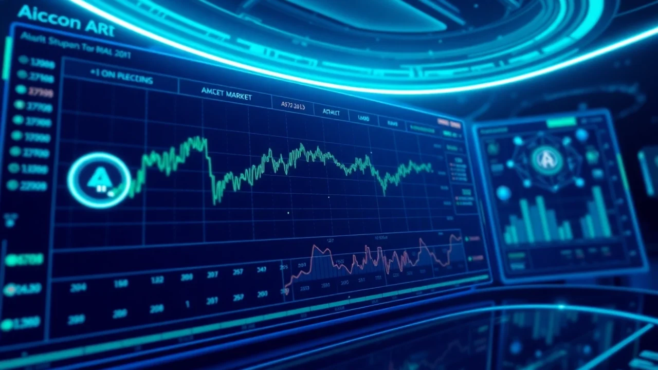 Aicoin market analysis dashboard with real-time charts and AI integration for investors