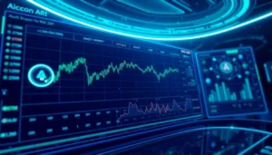 Aicoin market analysis dashboard with real-time charts and AI integration for investors