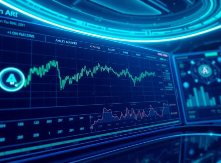 Aicoin market analysis dashboard with real-time charts and AI integration for investors